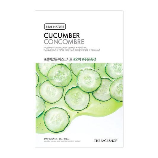 THE FACE SHOP Real Nature Face Mask Cucumber