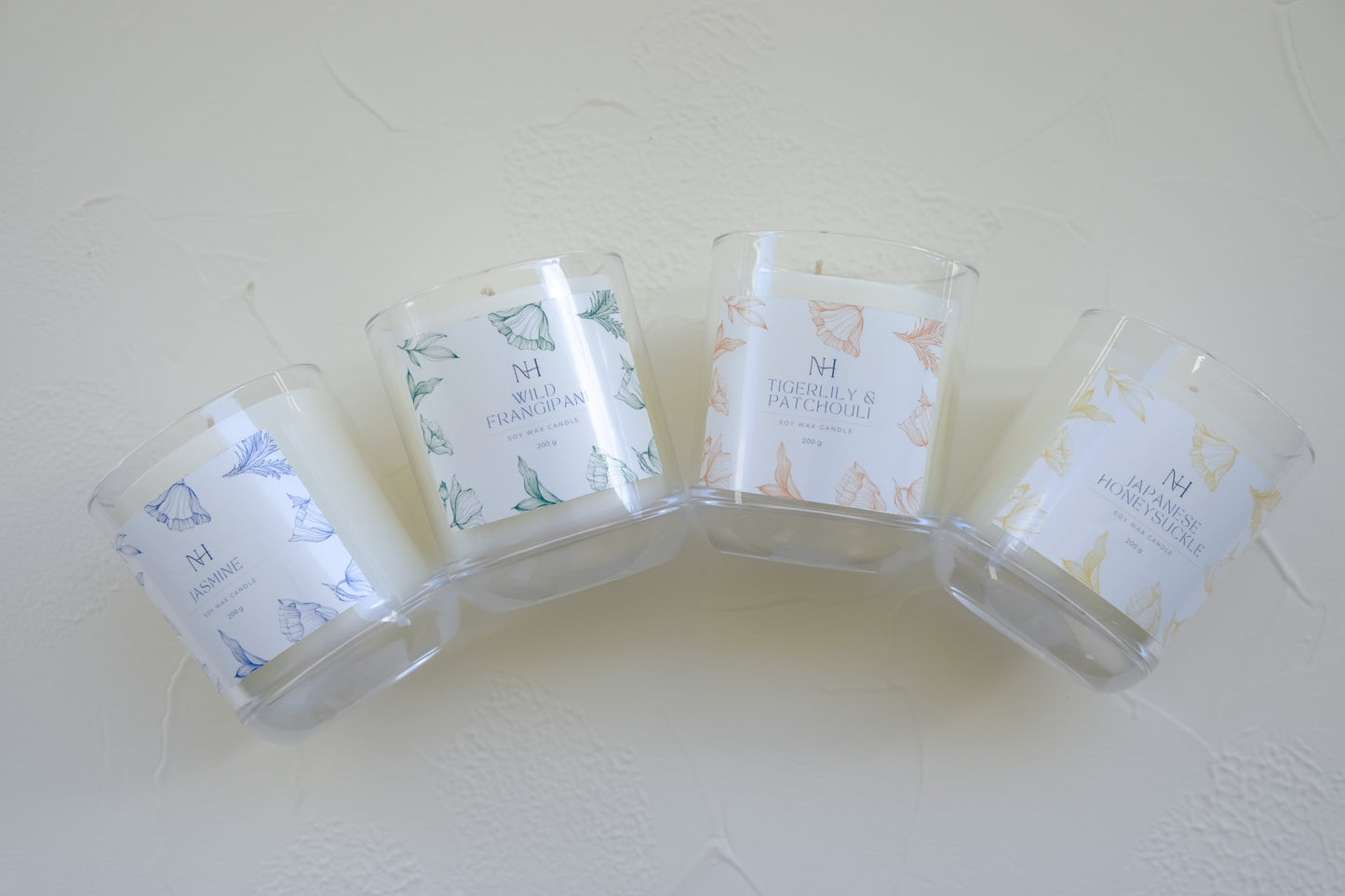 Bundling 4 signature candles 