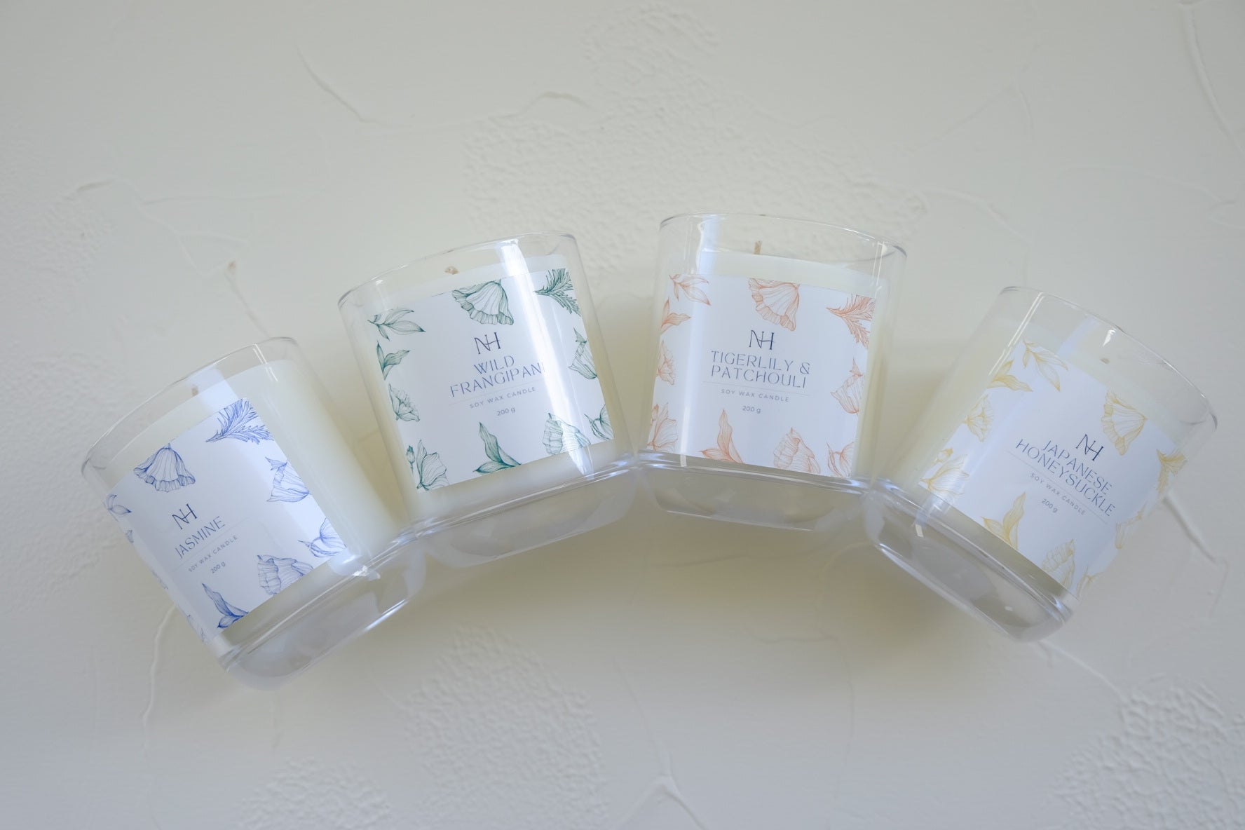 Bundling 4 signature candles 
